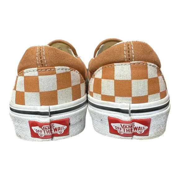 Vans Tan Classic Checkerboard Skate Shoes size 5.5W 4M - Picture 6 of 6